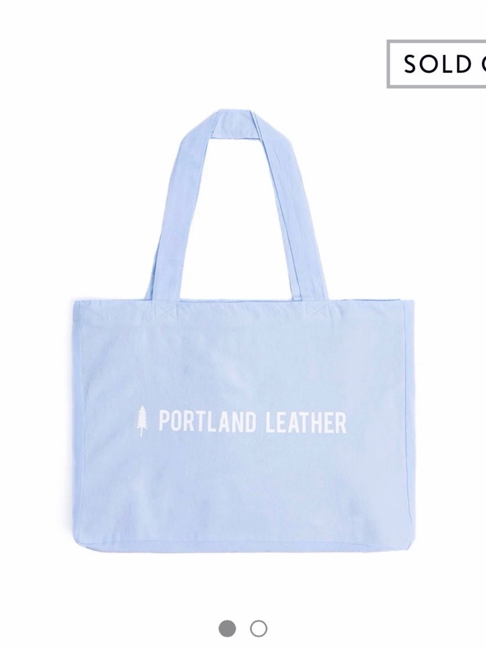 Portland Leather cornflower blue Canvas Tote